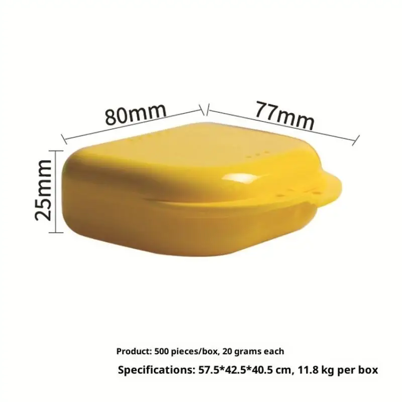 

Orthodontic Retainer Case; Plastice Portable Denture Box design for Aging Population.