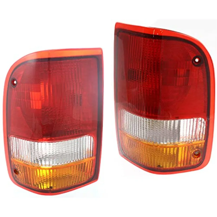 

Rear Tail Light Assembly for 1993-1997 Ranger LED Tail Lights Set Black High Brightness Durable Plastic