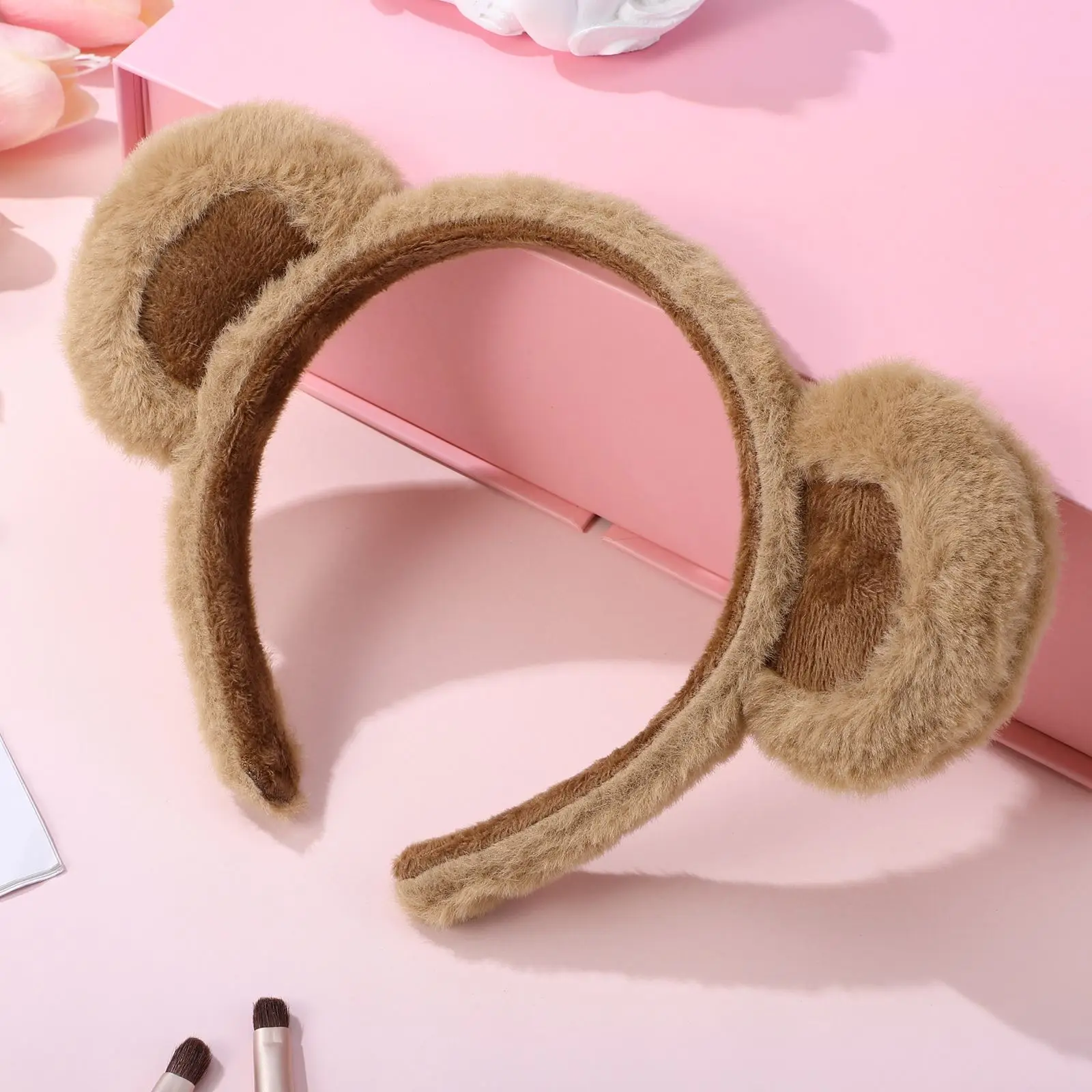 

Bear Ears Hairband Adorn Party Headdress Decor Lovely Female Hairband Decor Creative Women Headband Cloth Hair Band Eye-catching