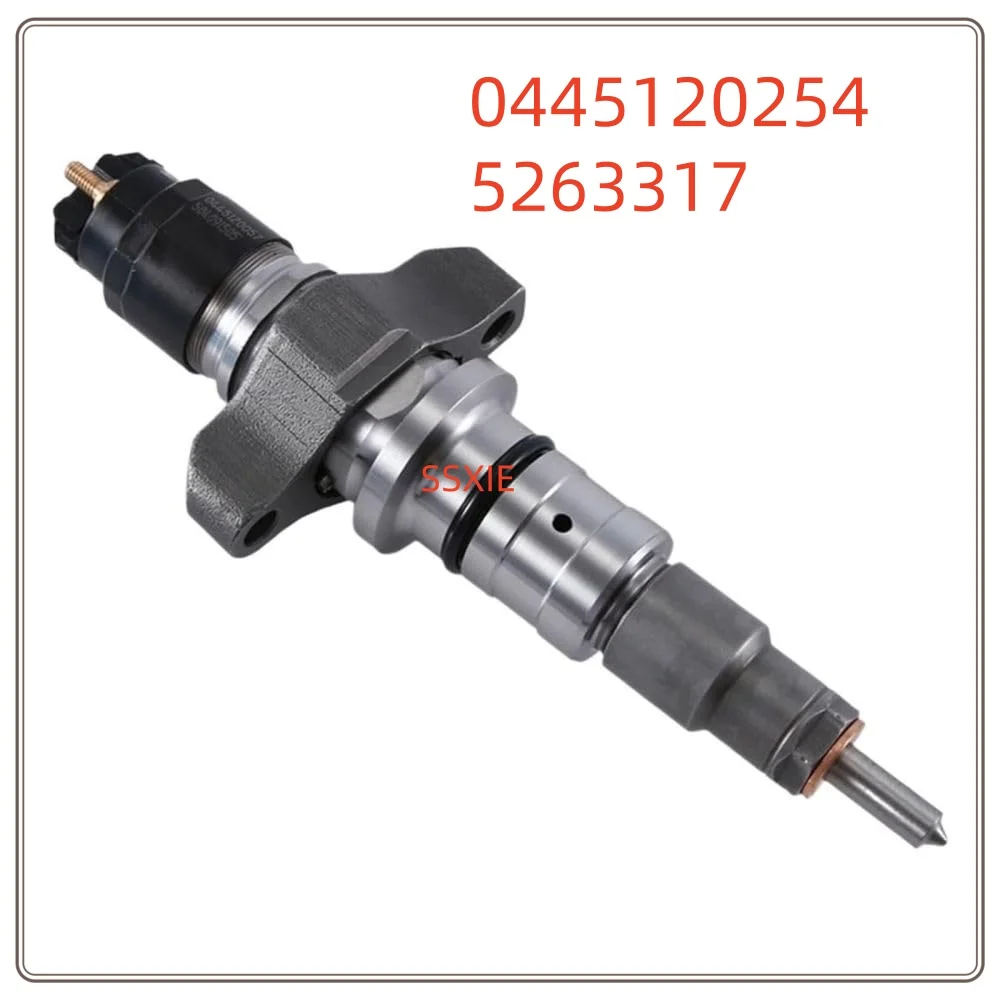 

0445120254 Common Rail Fuel Diesel Injector 0 445 120 254 5263317 for Bosch for Cummins Engine ISB QSB 5.9L