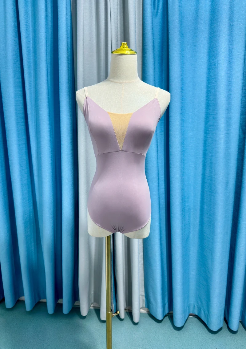 Ballett Overall Frauen hochwertige Tanz Trikot Erwachsenen ärmellose Ballett Tanz Praxis Anzug neue Yoga-Kleidung – Detail 26