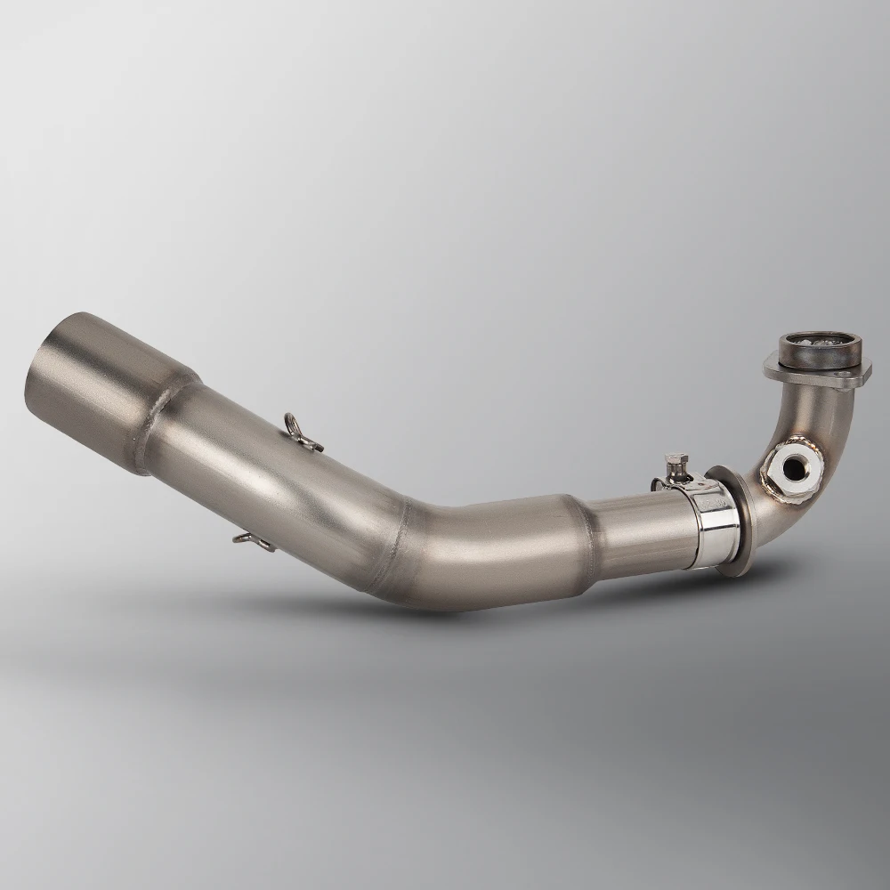 Slip On For Vespa GTS300 GTS 300 2007- 2020 Exhaust System Front Middle Link Pipe Escape Moto Scooter Racing Exhaust Pipe