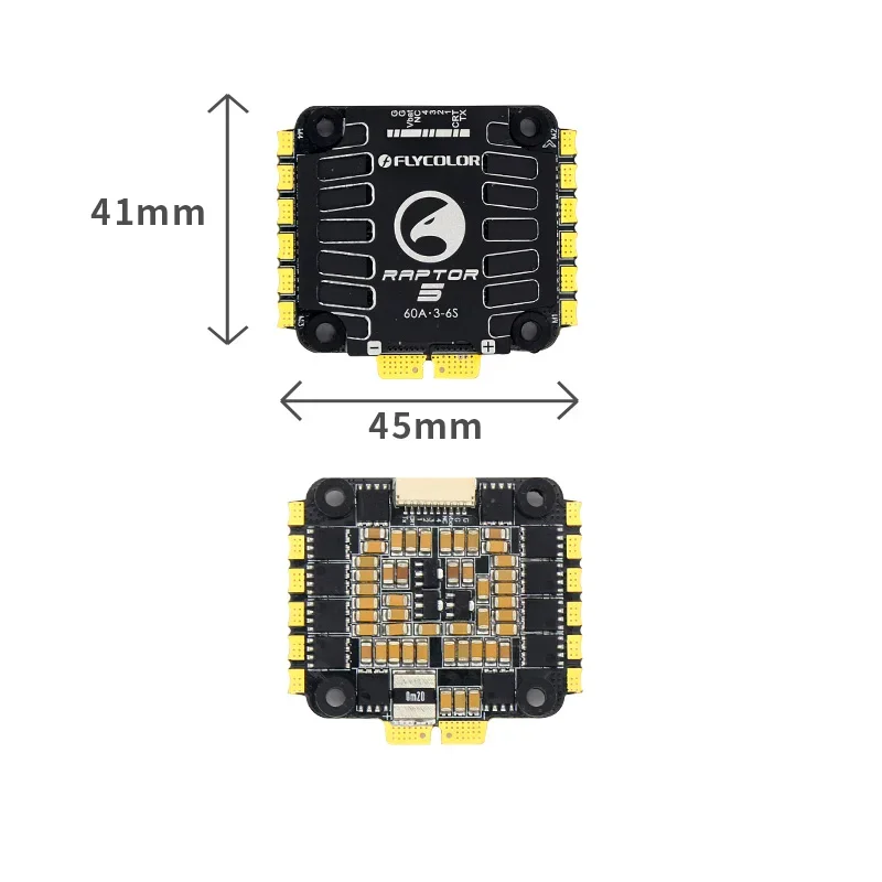 フライングカラーラッパー560a45a g701 4in esc v5 pwm 128k 3-6s 30x30mm for fpv Racing Freestyleフライトコントローラースタックdiyパーツ