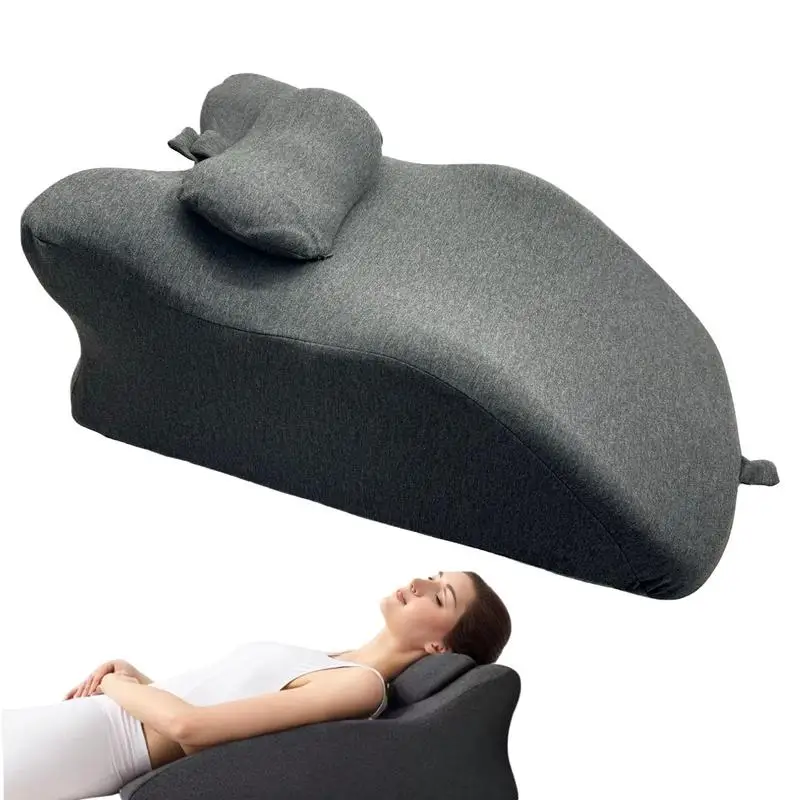 Face Down Pillow Slow Rebound Foam Napping Pillow Ergonomic Support Pillow Incline Cushion For Sitting Bed Reading