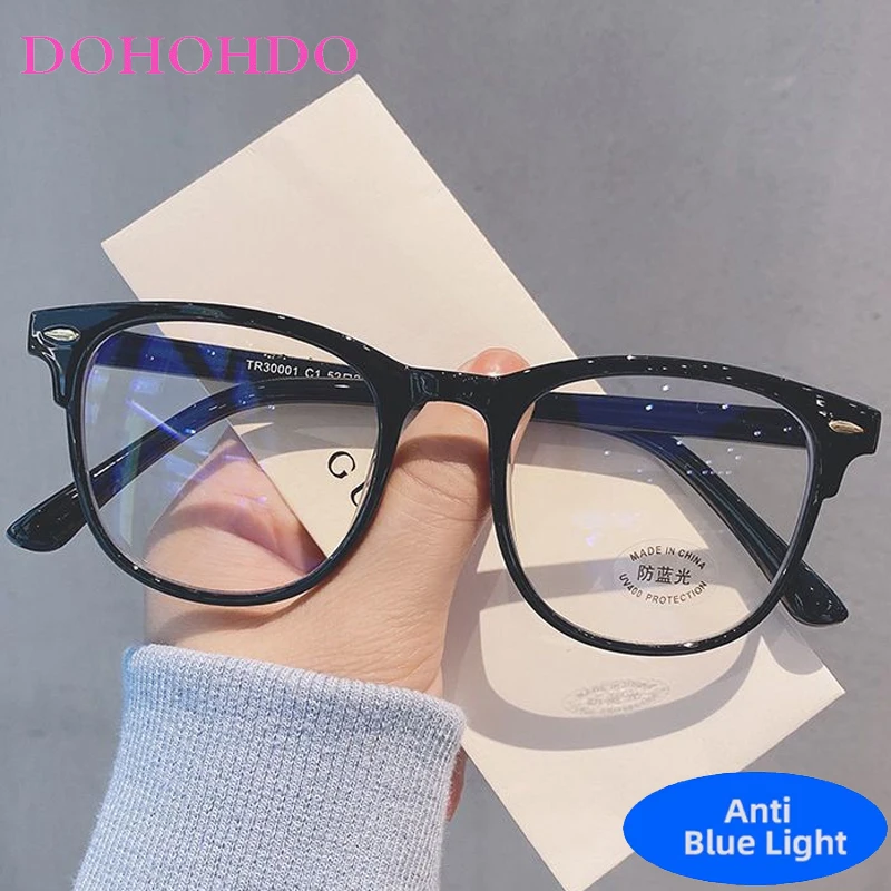 

Classic Retro Fashion Square Anti Blue Light Glasses New Luxury Brand Designer Eyeglasses Men Women For Computer Use Lentes Оч