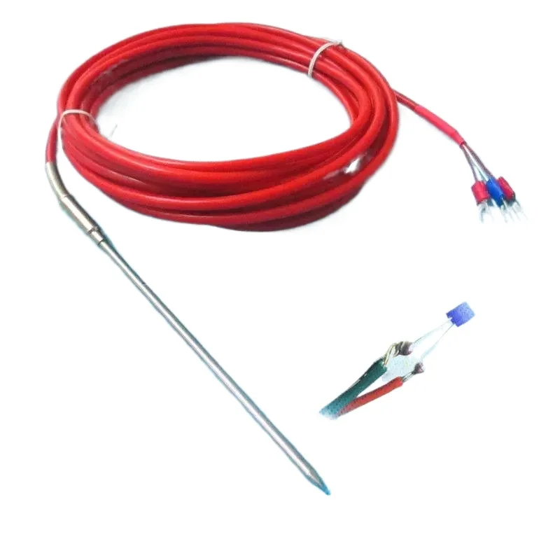 PT100 Needle Thermal Resistance Food Grade Temperature Sensor Detector Plug-in PT1000 Platinum Resistance Probe