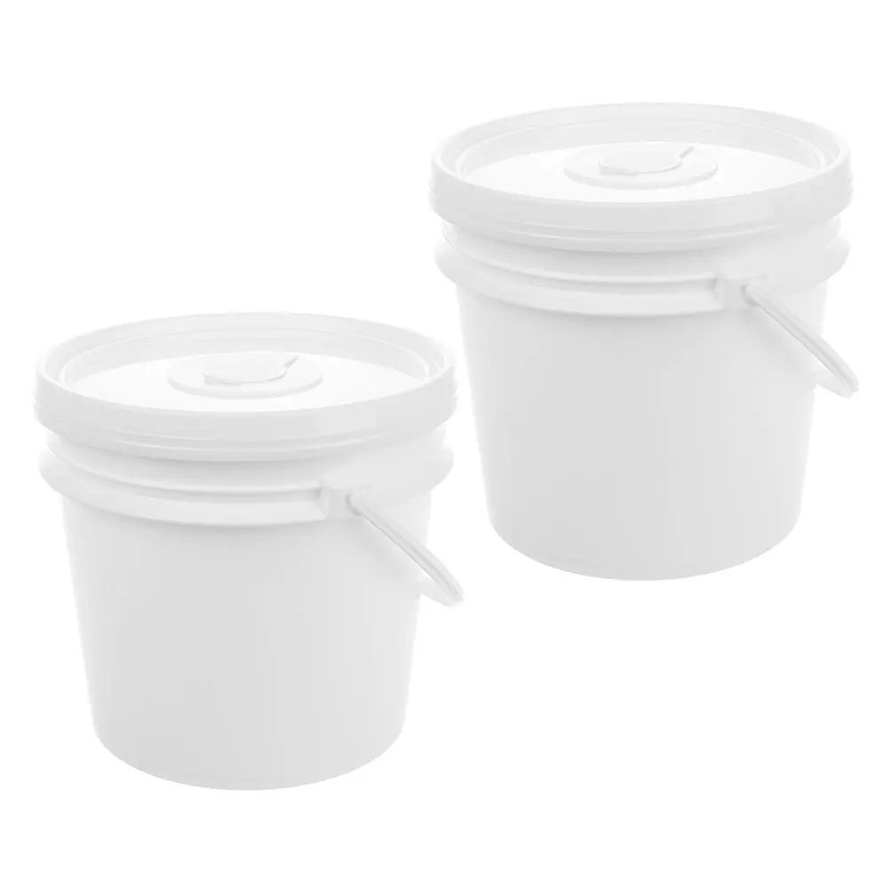 

2pcs Wet Wipes Bucket Baby Buckets Handles Lid Food Grade Dispenser Plastic Storage Travel Car Use Large Capacity