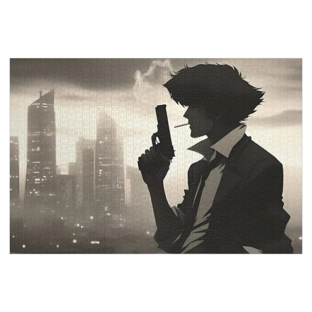 Galactic Chronicles: Space Western Adventures, Jazz-Inspired Anime Noir, and Cosmic Bounty Hunts Jigsaw Puzzle