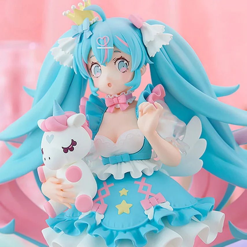 Anime Figure Hatsune Miku FuRyu TENITOL Dreamy Cute Little Princess Figurine Miku Character Model Kawaii Doll Toy Girl Gifts