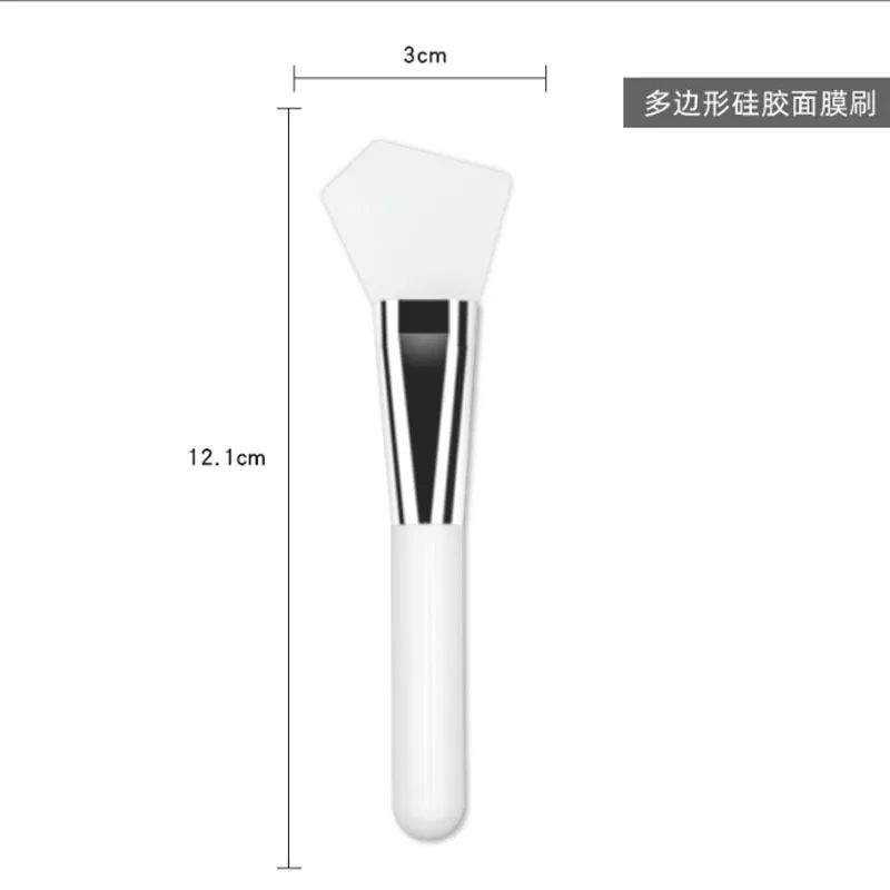 

500 шт., высококачественная маска для лица с логотипом, нейлоновая маска для лица, кисти, аппликатор для глиняной маски