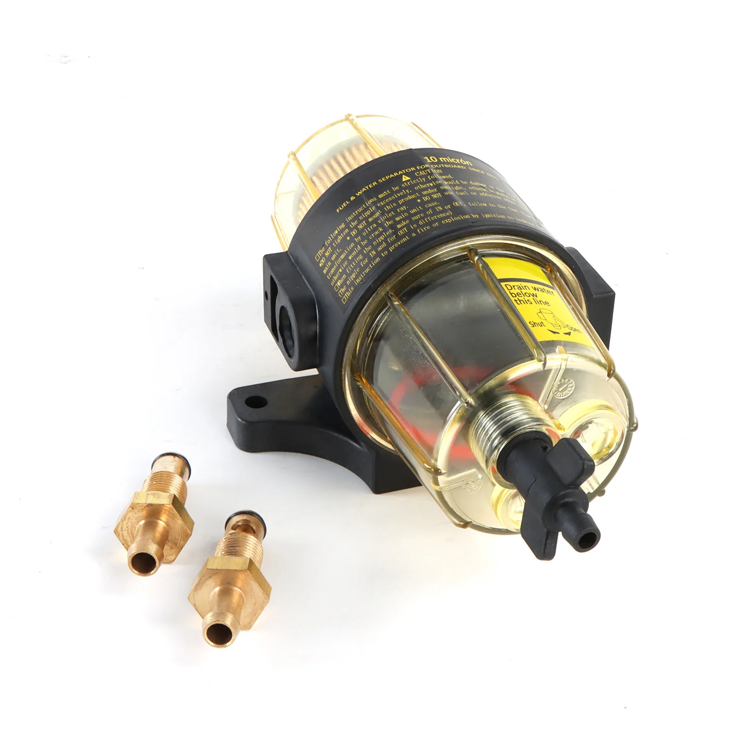 Fuel Filter Element Water Separator Assembly UF-10K For Yamaha Suzuki Tohatsu Mercury Outboard Engines Accessories