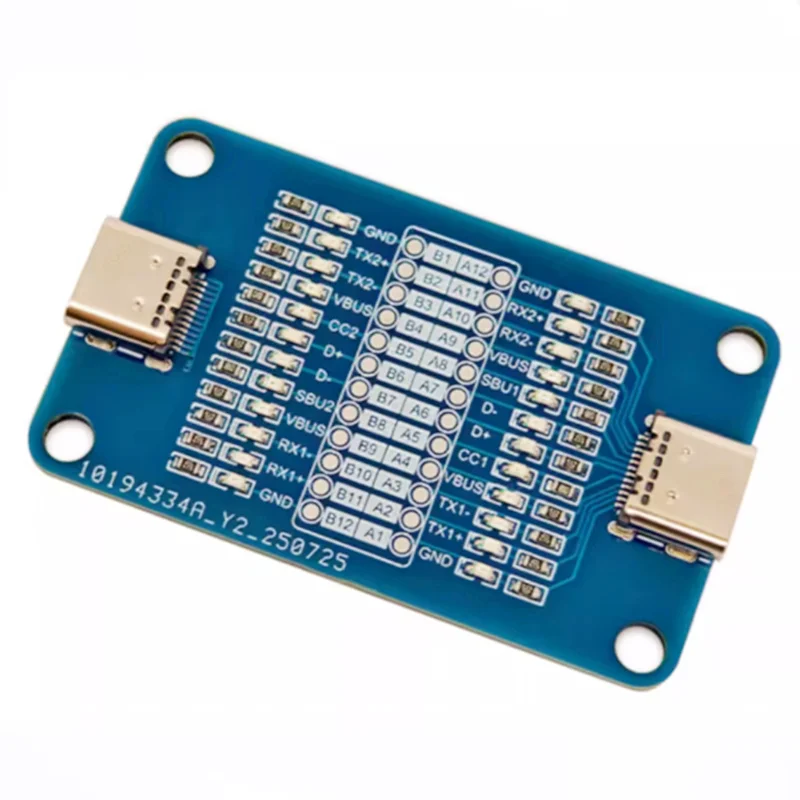 Dual-headed Type-C Fast Charging Cable Testing Module Type C to Type C Cable Testing Module Portable LED Indicator Cable Tester