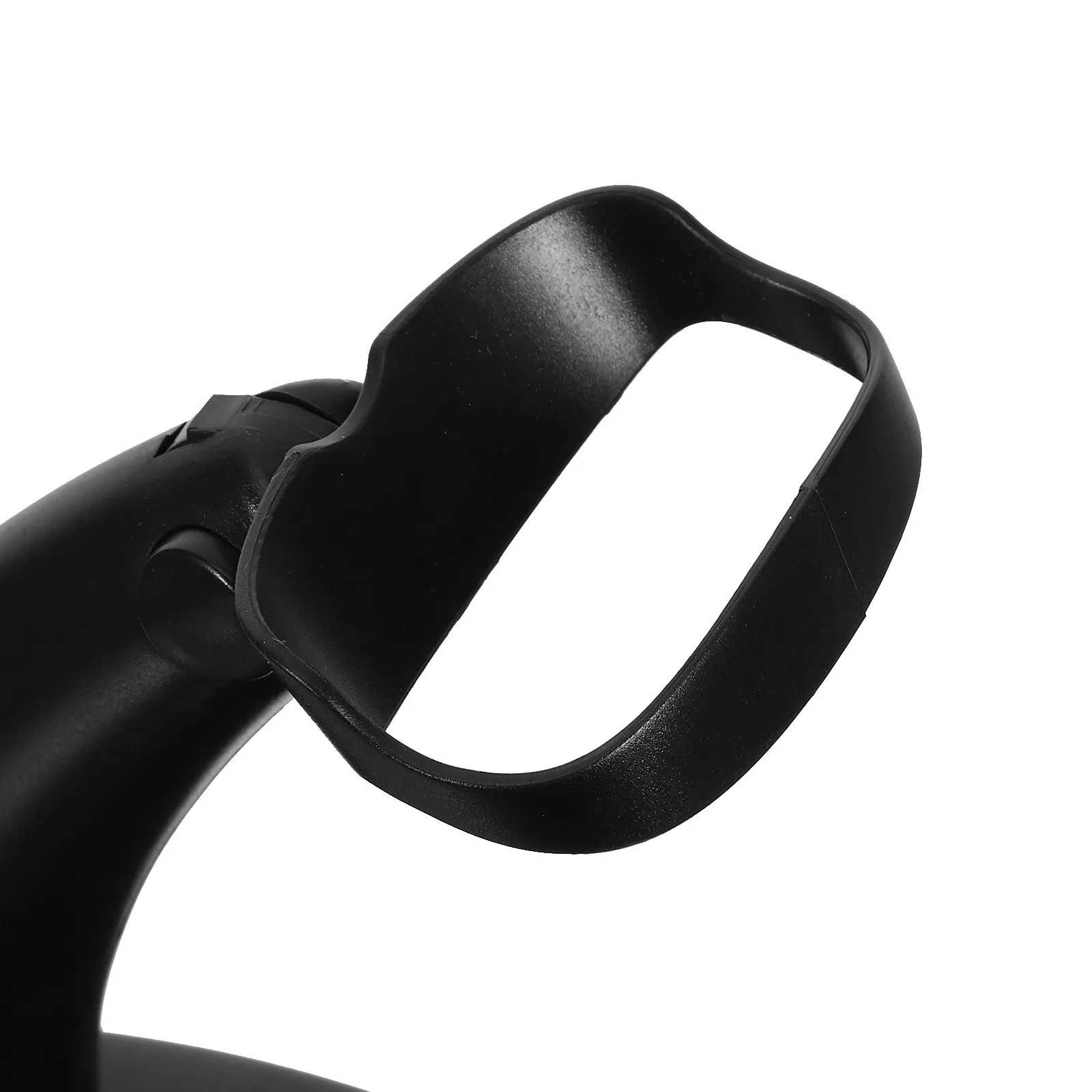 Adjustable Desktop Barcode Scanner Holder Stable Base Universal Compatible Black For Office Supermarkets Libraries Mobile
