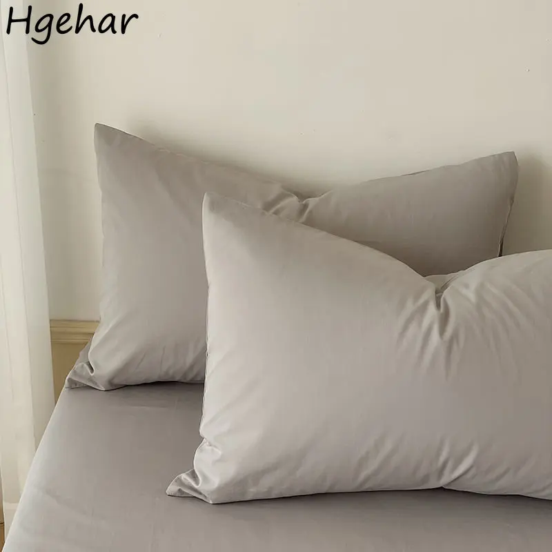 

Plain White Pillow Case Bedroom Household Hotel Removable Breathable Soft Skin-friendly Pillows Cover Modern Bedding Pillowcases