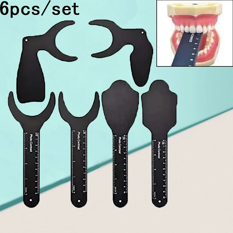 

6 шт./компл., стоматологический автоклав, контрастная доска для фотосъемки, черный фон, прочная доска для контрастера, полости рта, щеки