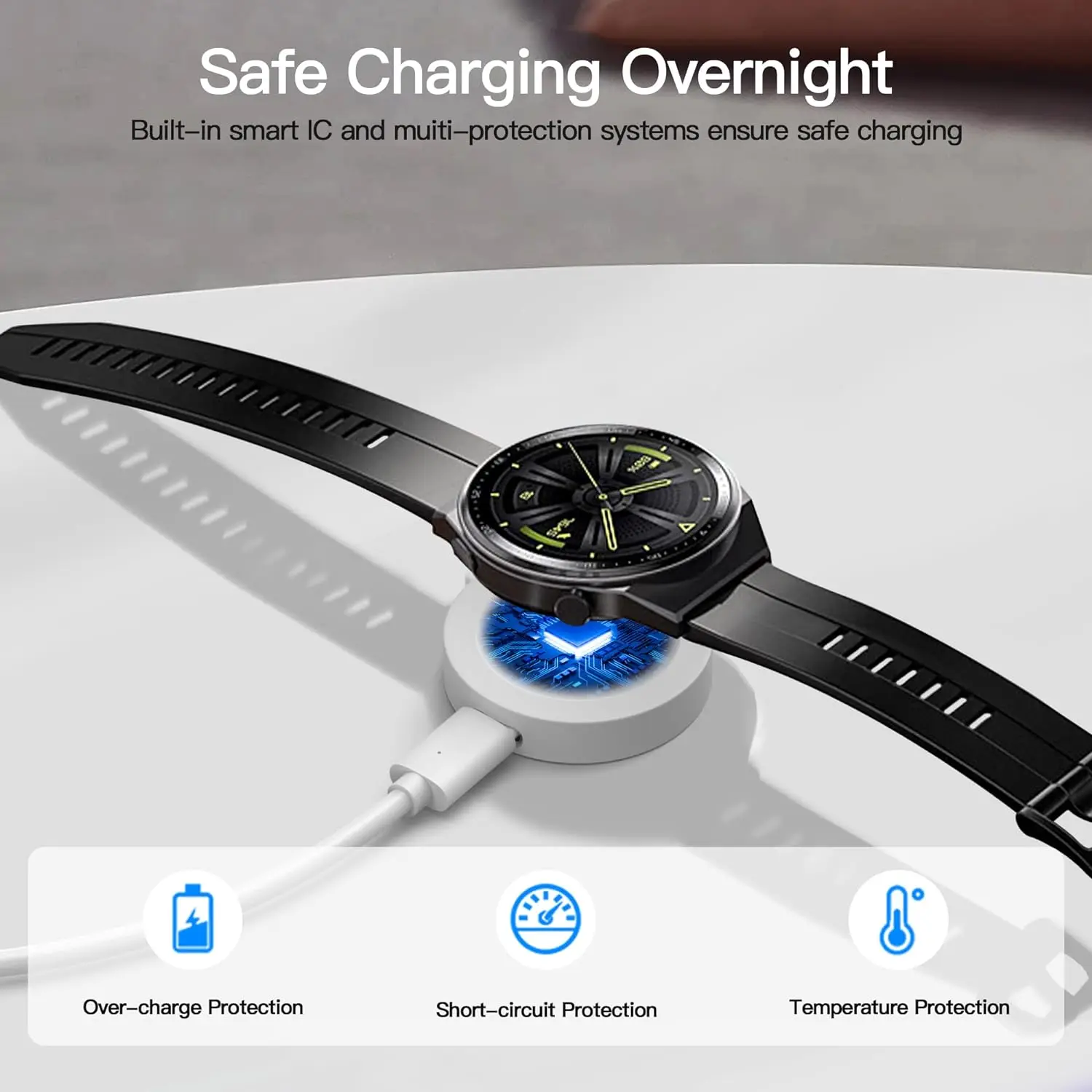 Huawei Watch 4 3 Pro Universal Dock Wireless Charger for Huawei GT4 GT3 GT Runner GT2 Pro Honor Magic کے لیے نیا مقناطیسی چارجر