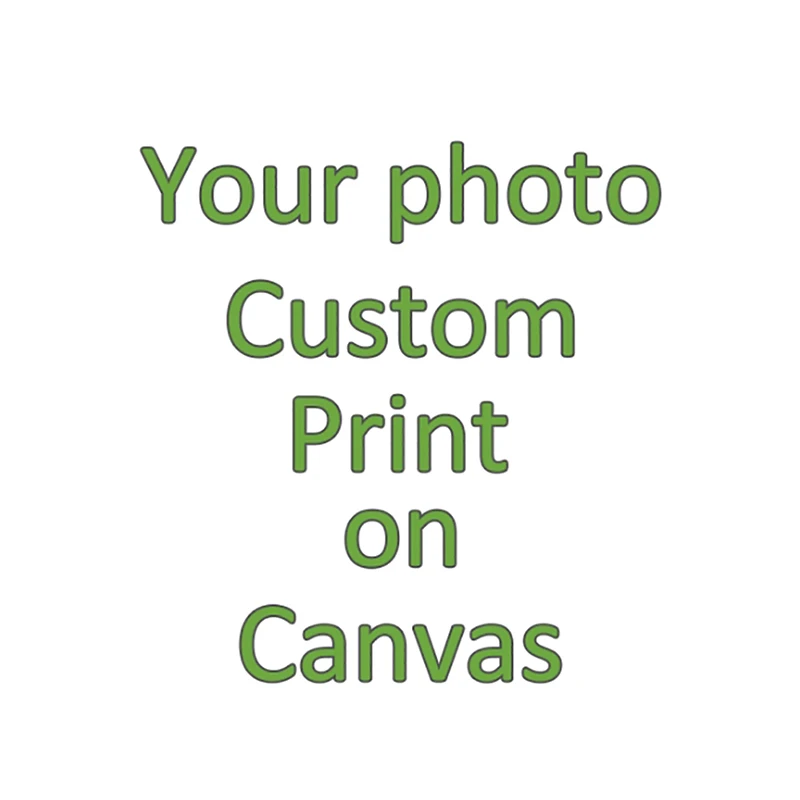 Custom Painting Canvas HD Print Customized Your Picture Personalized Wall Art Poster Photos for Living Room Home Decoration