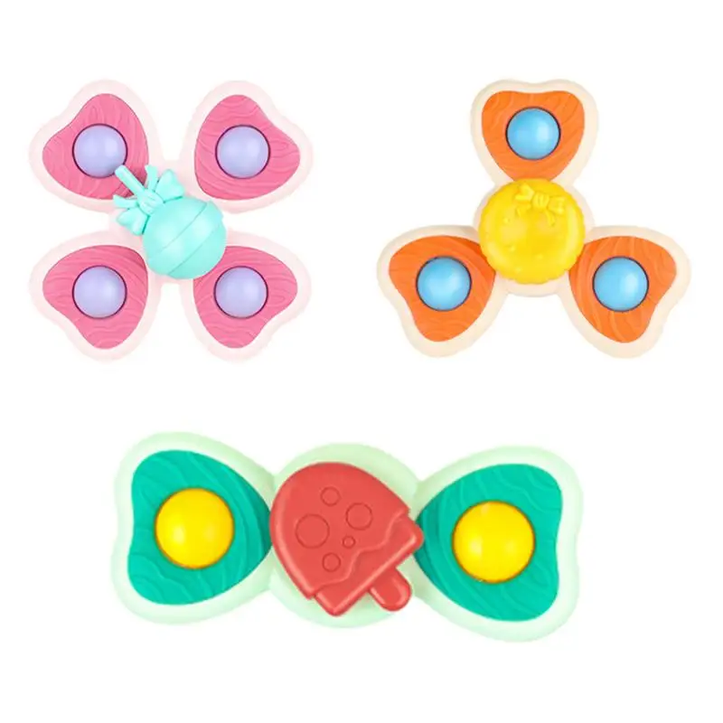 Cartoon Spinner Toy Cartoon Candy Rattles Fidget Educational Toys Funny Child Rattles Teether For Girls Boys Toddler