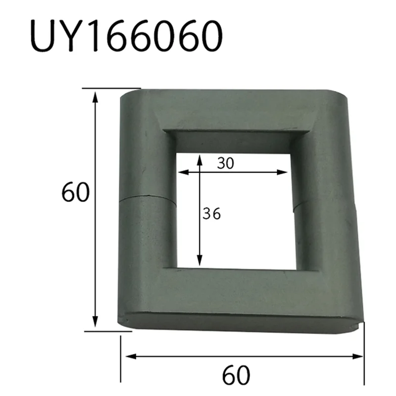 1Pair Balun bead UY1658/60 UU shape power transformer ferrite core 58x 58 60x60 60x62 Zinc ferrite MnZn PC40