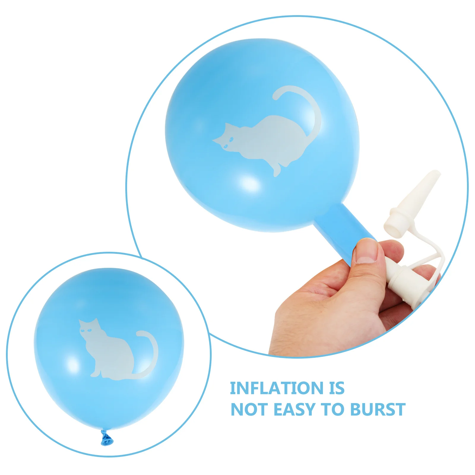 

40Pcs Adorable Latex Balloons Bright Supplies Easy Use Indoor Outdoor Decor Balloons Party Accessories