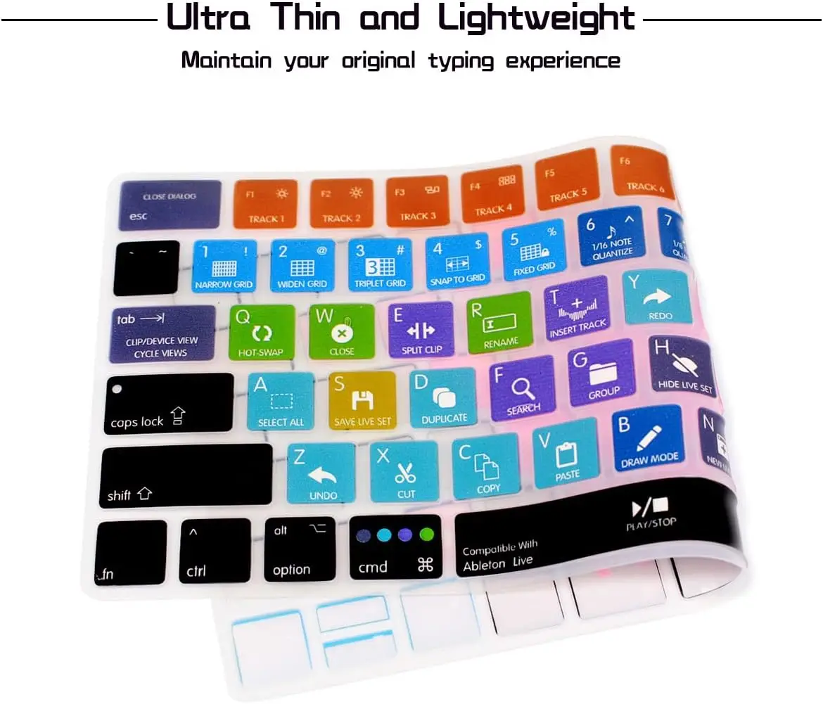 Ableton Live Avid Pro Tools Final Cut Pro X PS Hot key Functional Keyboard Cover US layout for Magic Keyboard A1644 MLA22B/A