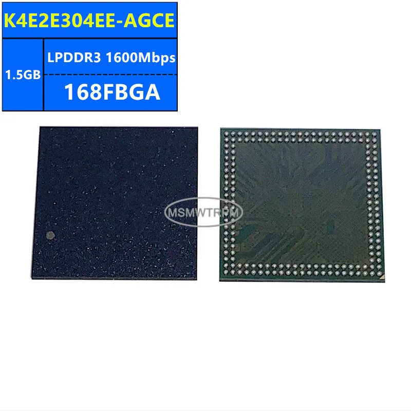 EDFM432A1PH-GD-F H9CKNNNAETMPLR-NTH K4E2E304EE-AGCE EDFM432A1PD-GD-F LPDDR3 1.5GB 1600Mbps 168FBGA 12Gb メモリチップIC 集積回路