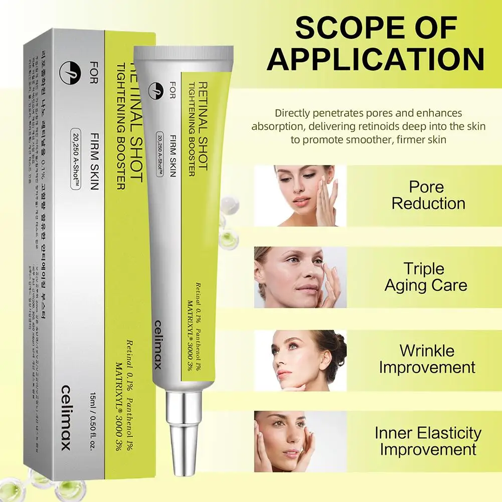 Retinal Shot Eye CreamMoisturizer Firms The Skin Reduces Fine Lines And Dark Circles Minimizes Pores Antioxidant Skin Care