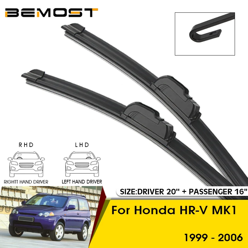 

Car Wiper Blades For Honda HR-V MK1 1999-2006 Windshield Windscreen Front Window Blades 20"+16" Car Accessories