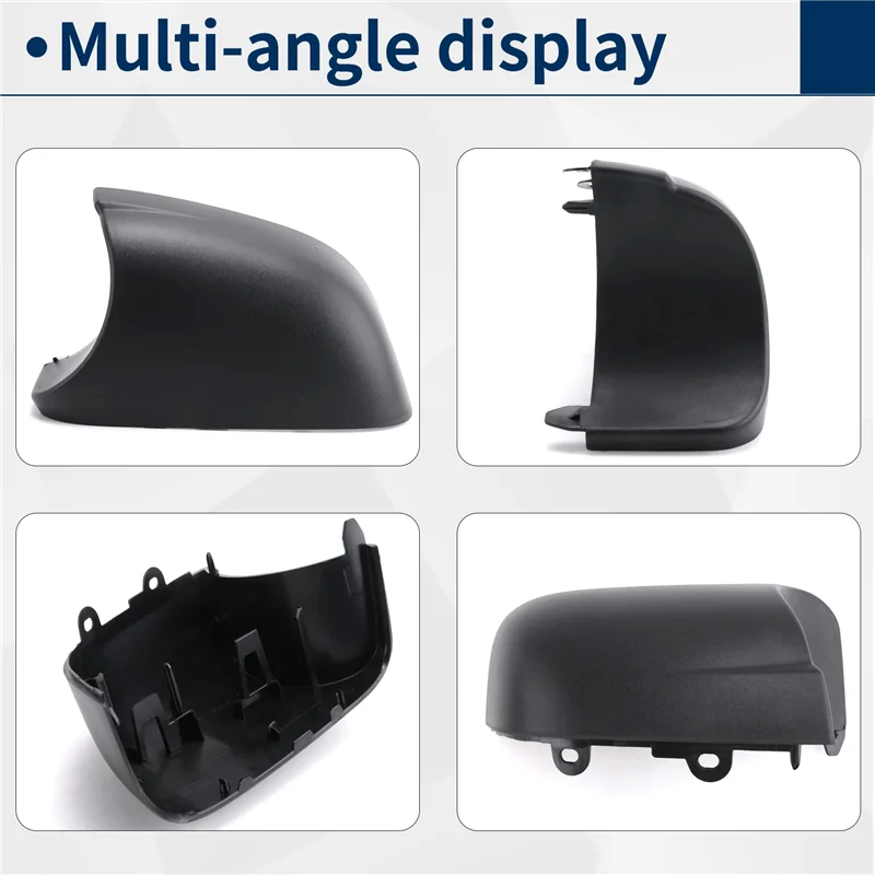 

Left+Right Lower Wing Mirror Cover Casing Bottom For Vauxhall Vivaro Renault Trafic Fiat Talento Van 2015-2018-M54K