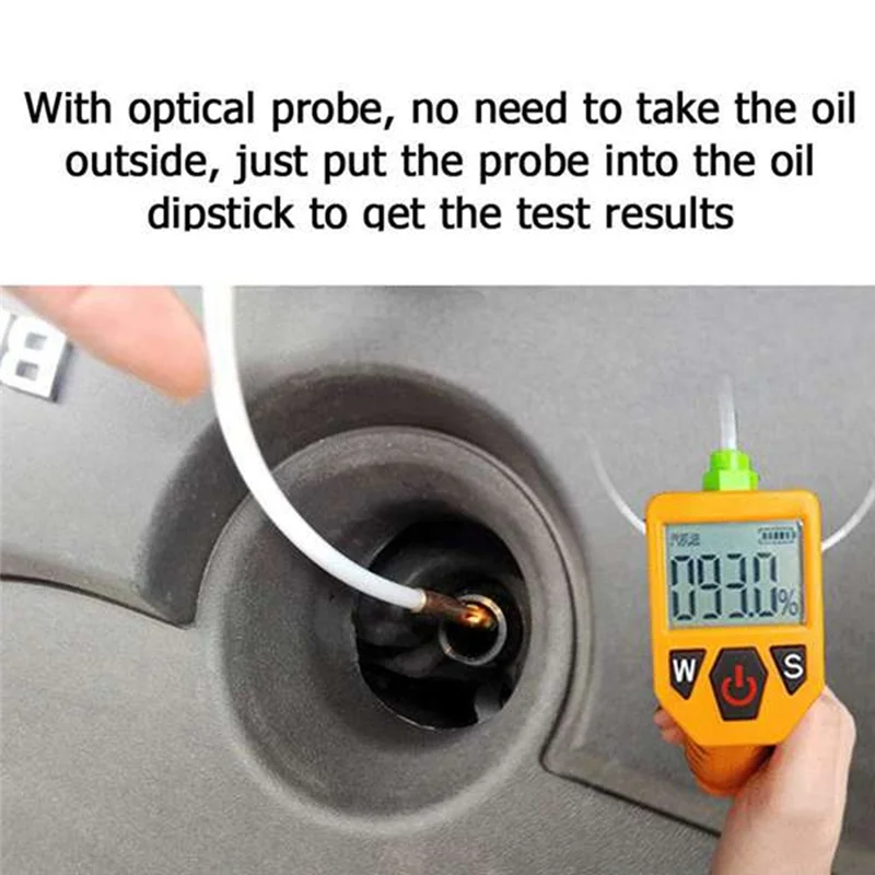 

A21I-Diesel Oil Detector Oil Quality Detector For Auto Check Oil Quality Detector With LED Display Gas Analyzer Car Testing Tool