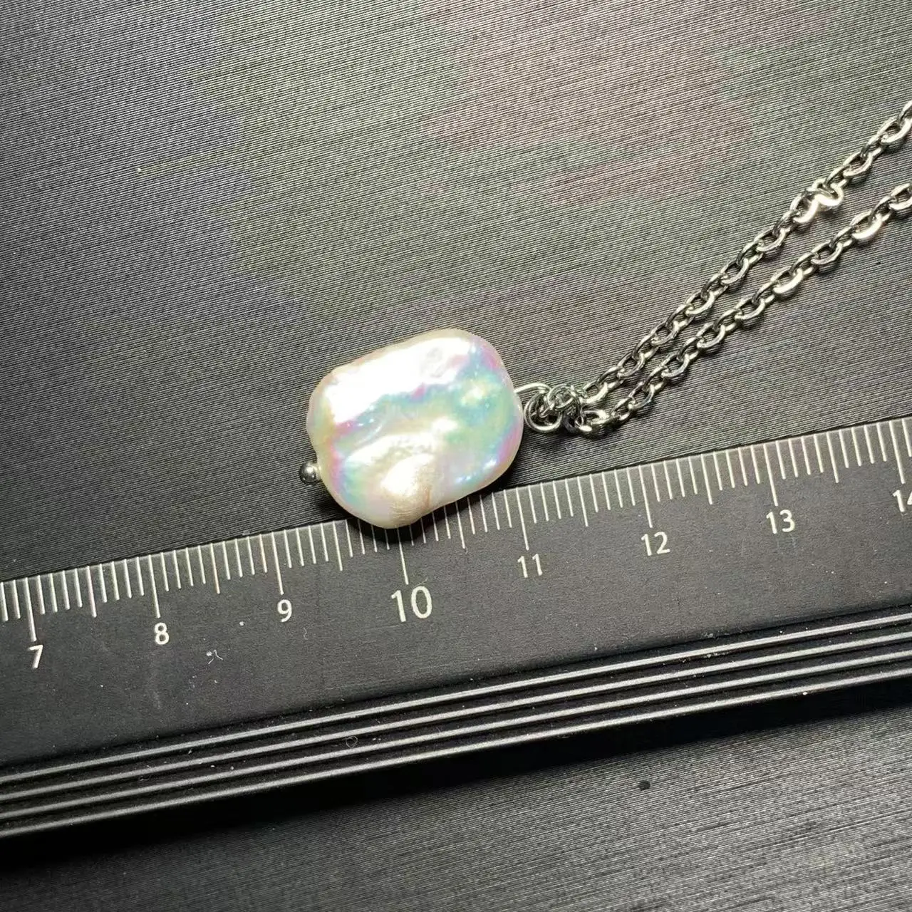 HEYYA STONE Natural Baroque Pearls Pendant Necklace For Women GOLD Plated Simple Fine Jewelry Gemstone Classic Style