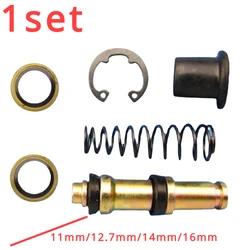 9.5mm-24mm Motorcycle Electric Vehicle Upper Pump Master Cylinder Brake Pump Piston Cup Oil Seal Dust Seal Repair Kit 11mm 1set