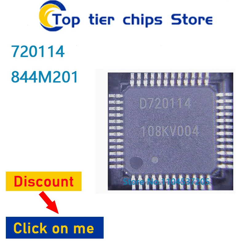 

1-5 шт./лот UPD720114GA-YEU-AT D720114 720114 844M201 QFP48 100% НОВЫЙ