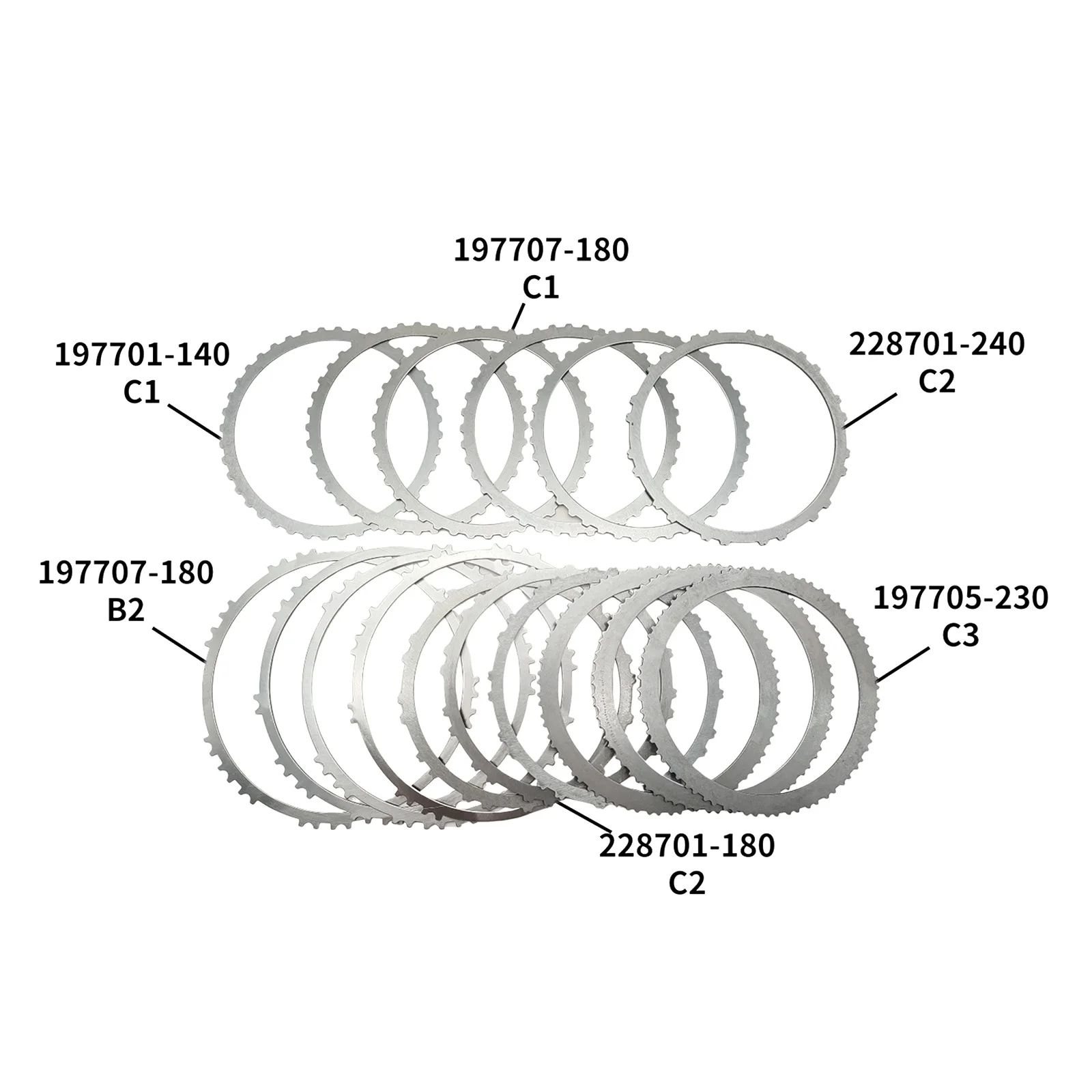 TRANSPEED TF-83SC Auto Transmission Clutch Plates Steel Kit For Trumpchi GS8