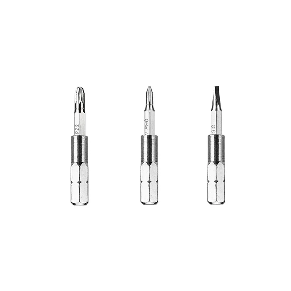 4mm Adapter 5~9-teiliges Präzisions-Bit-Set mit Schlitz- und Kreuzschlitz-Spitzen aus CR-V Stahl für Schraubendreher, Reparatur von Mobiltelefonen, Kameras und Computern, Bits PH000-1 SL1-3 – Detail 6