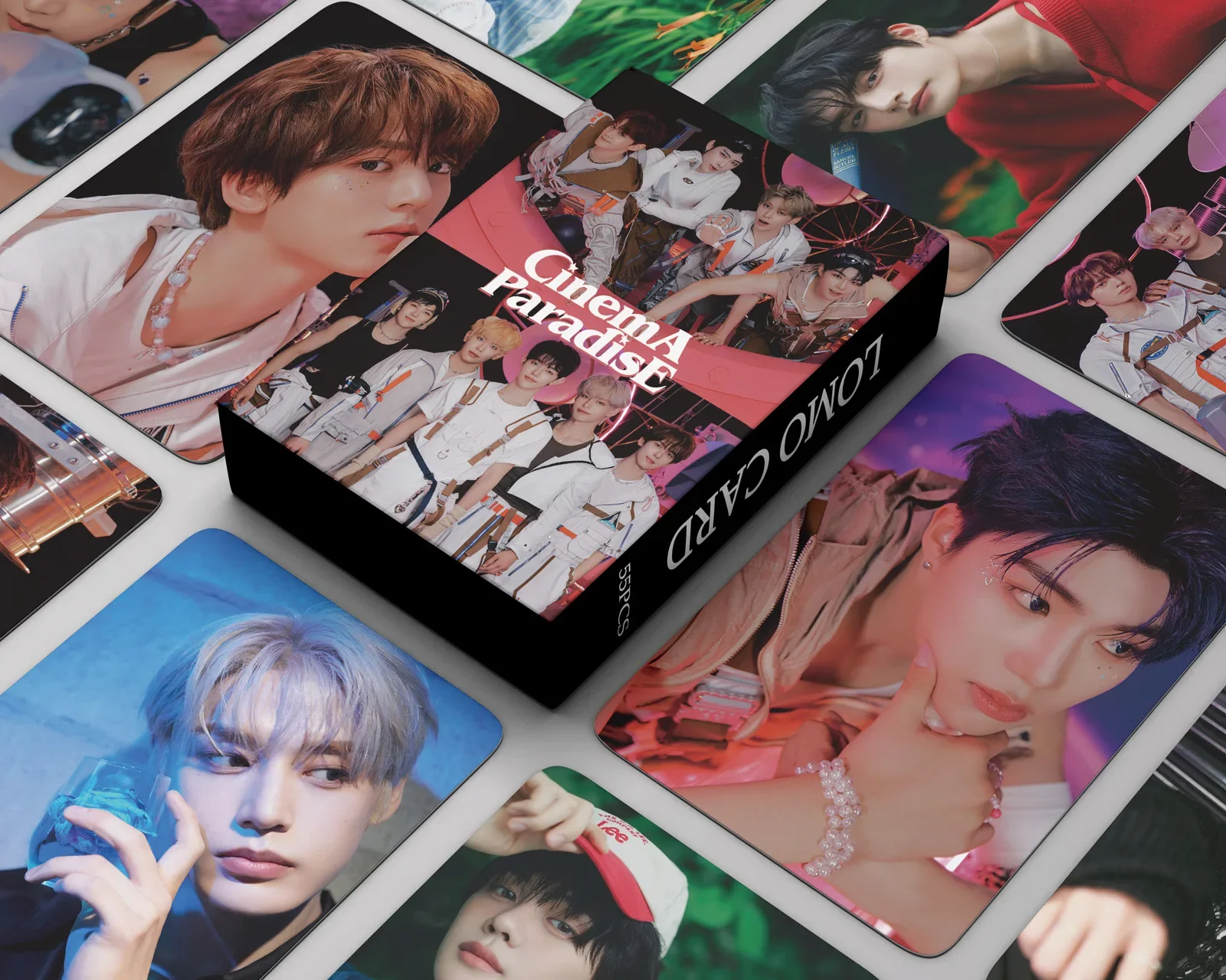 

55Pcs Idol ZB1 New Album CINEMA PARADISE Photocards HD Printed Lomo Cards ZHANGHAO Ricky ZEROBASEONE Fans Collection Gifts