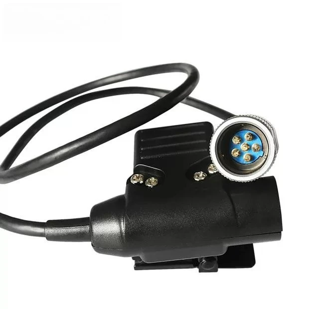U94 PTT 6-pin PTT Black Head for AN/PRC-152 PRC-148 Radio