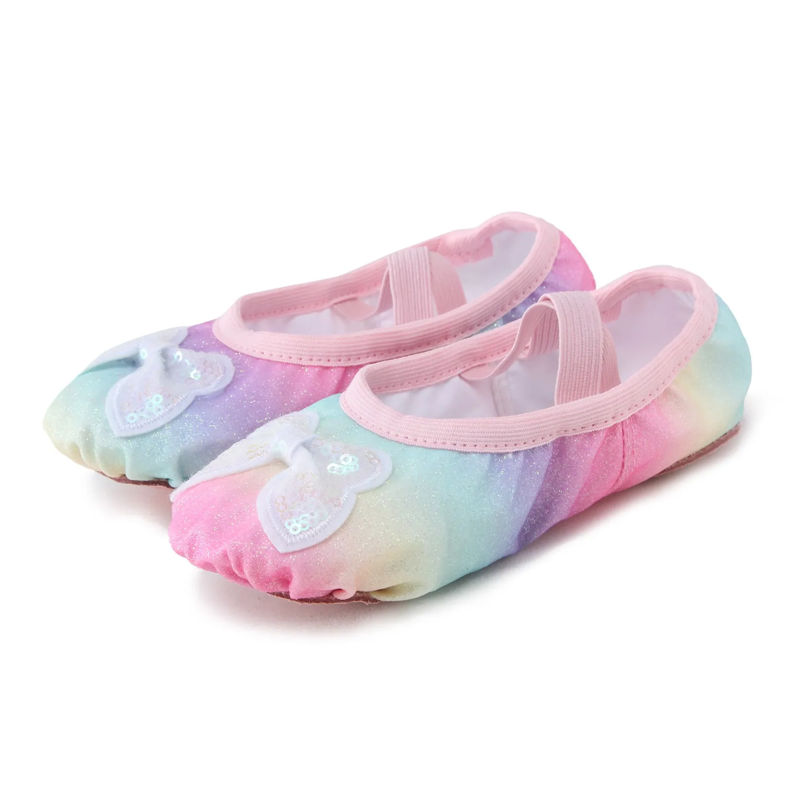 

Infant Tennis Shoes Size 4 Children Shoes Dance Shoes Dancing Ballet Performance Indoor Colorful Bow Yoga Girl High Top Shoes