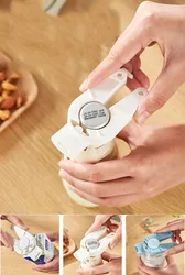 Multi-Purpose Cap Opener Handheld Water Bottle Twist-Off Opener Women Weak Hand Portable Lid Remover Kitchen Opening Tool Assist