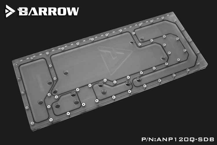 Barrow RGB Liquid Water Cooling Waterway Distro Plate for Antec P120 Chassis ANP120Q-SDB