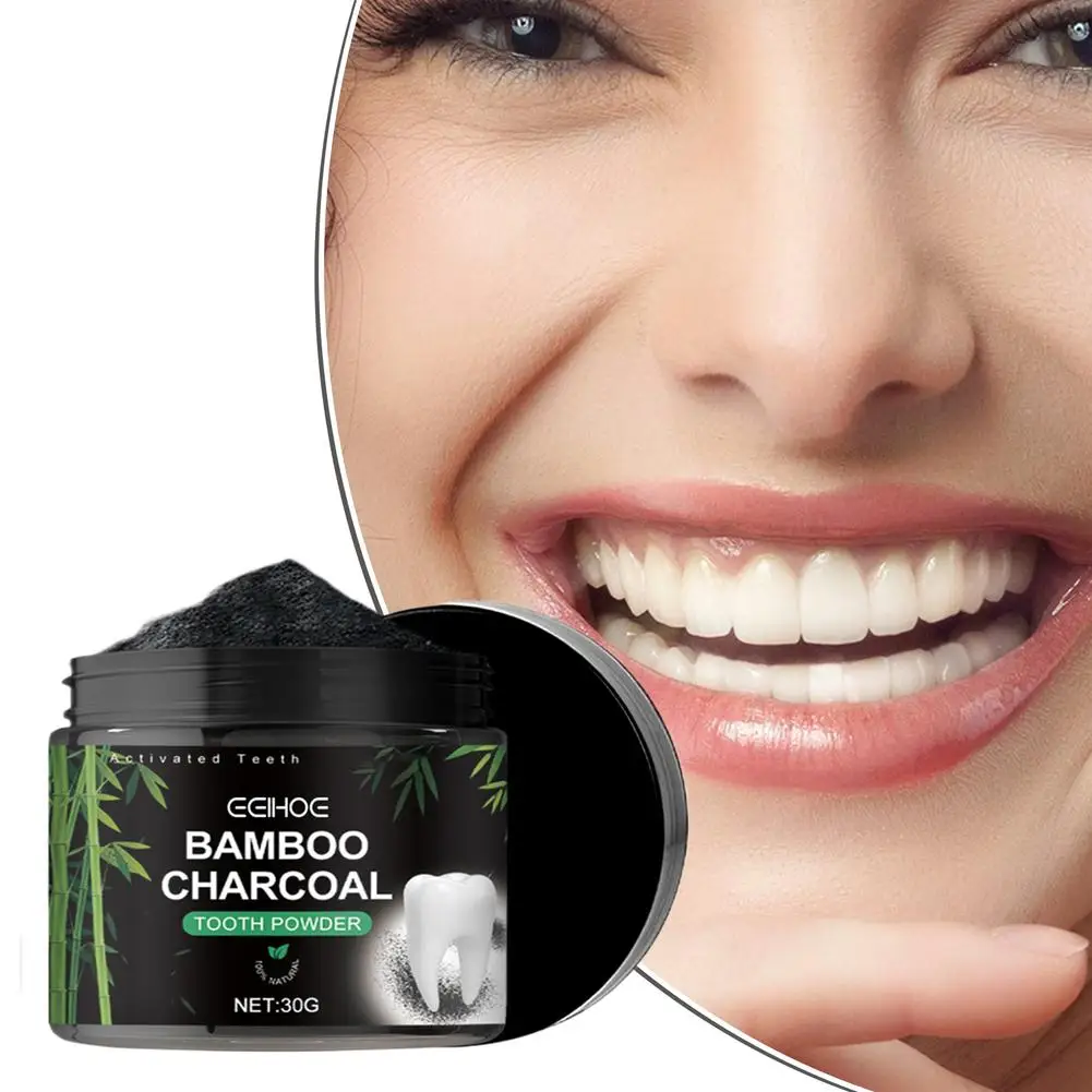Teeth Whitening Powder,Activated Charcoal Tooth Deep Cleaning Powder,Teeth Stain Remover,Natural Fresh Breath