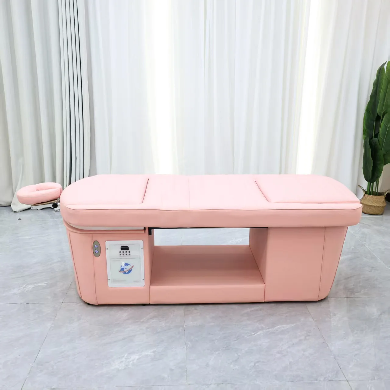 Factory Direct 2026 Top Rated Electric Lifting Shampoo Bed Barber Shop Constant Temperature Water Circulation Head Therapy Foot