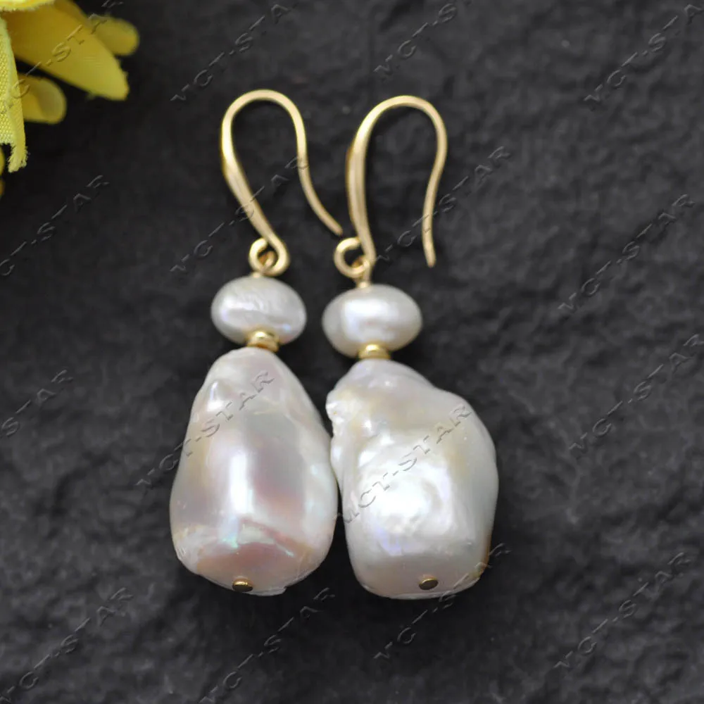 

Z13676 20 "30 мм белый барокко Кеши реборн жемчужное ожерелье браслет серьги ювелирные изделия на заказ