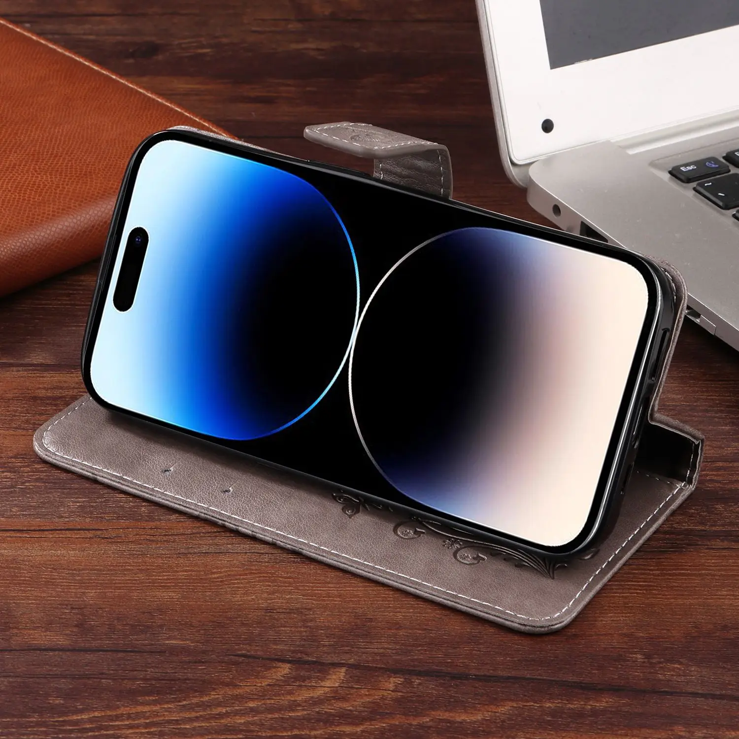 محفظة مغناطيسية مع فتحة للبطاقات حافظة جلدية لهاتف OPPO Realme 14 14t 14x Pro Plus 13 12 11X 10 9 9i 8 8i 4G 5G