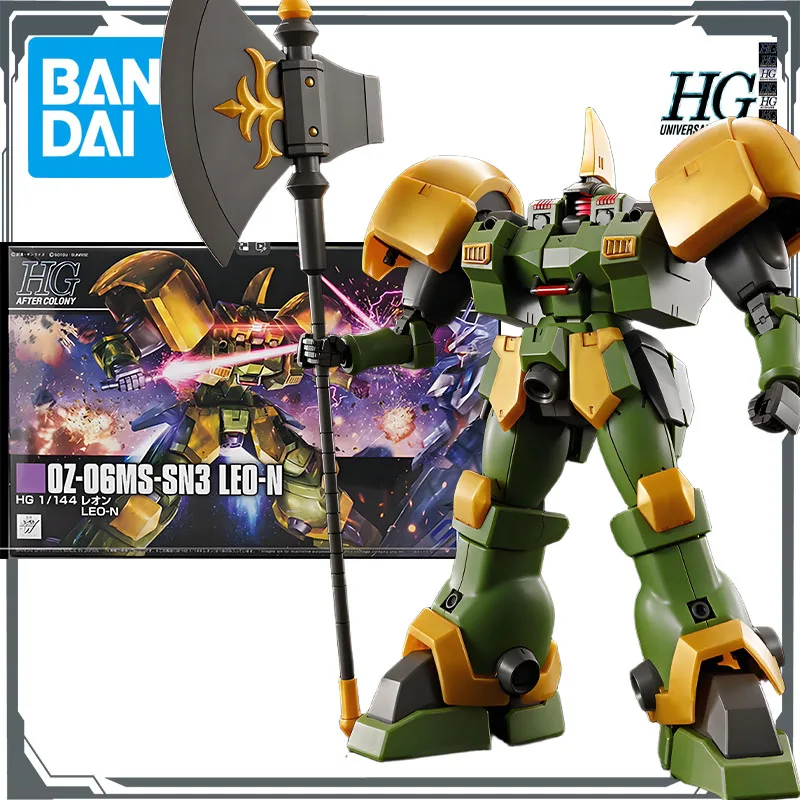 

Bandai Original MODEL KIT GUNDAM HGUC OZ - 06MS - SN3 LEO - N 1/144 Anime Action Figure Assembly Model Toys Model Gifts for Boys