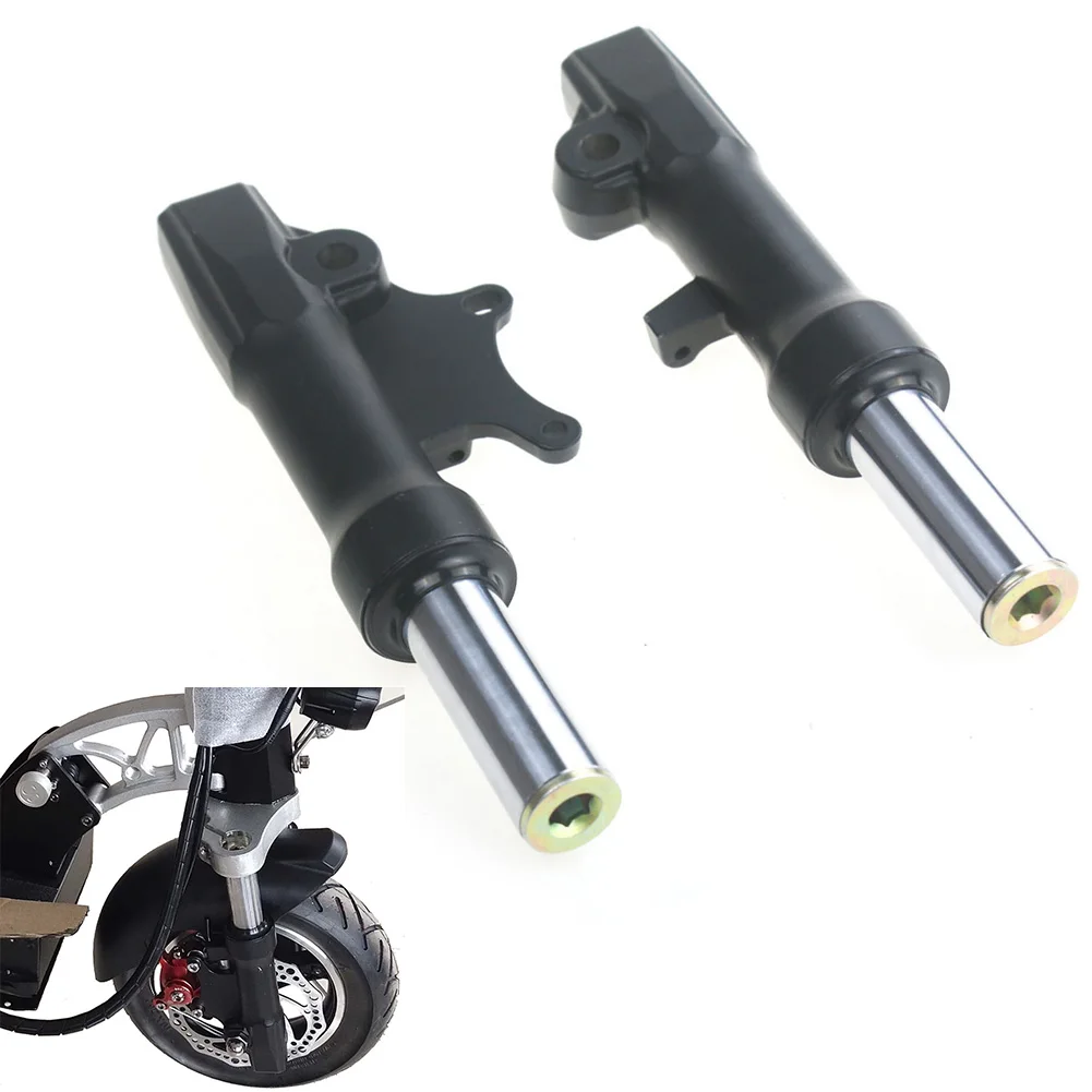 

Electric Scooter Shock Absorber 1pair 232*25.3mm Black Front Wheel Retrofit High Strength Stainless Steel Brand New