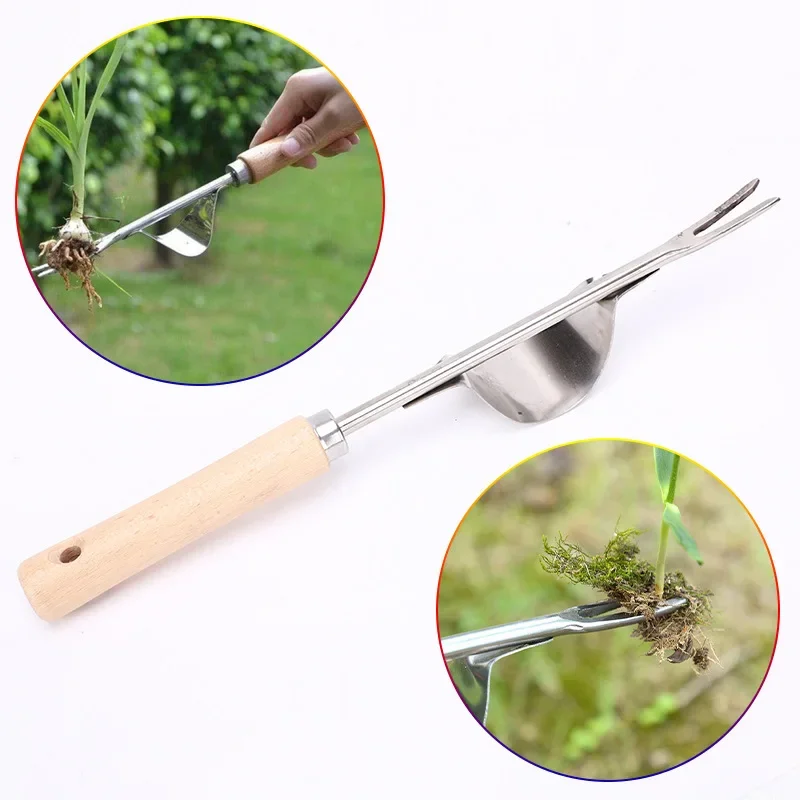 حديقة Weeder أداة الحديقة قوي حفر مجتذب اليد إزالة الأعشاب الضارة فعالة سهلة تطبيق التشذيب إزالة العشب مجتذب مقبض طويل
