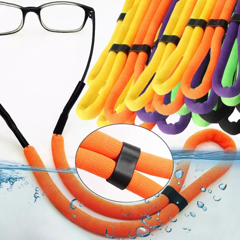1-2pcs Water Sports Floating Sunglasses Chain Anti-Slip String Glasses Ropes Band Cord Holder Goggle Reading Eyeglasses Straps