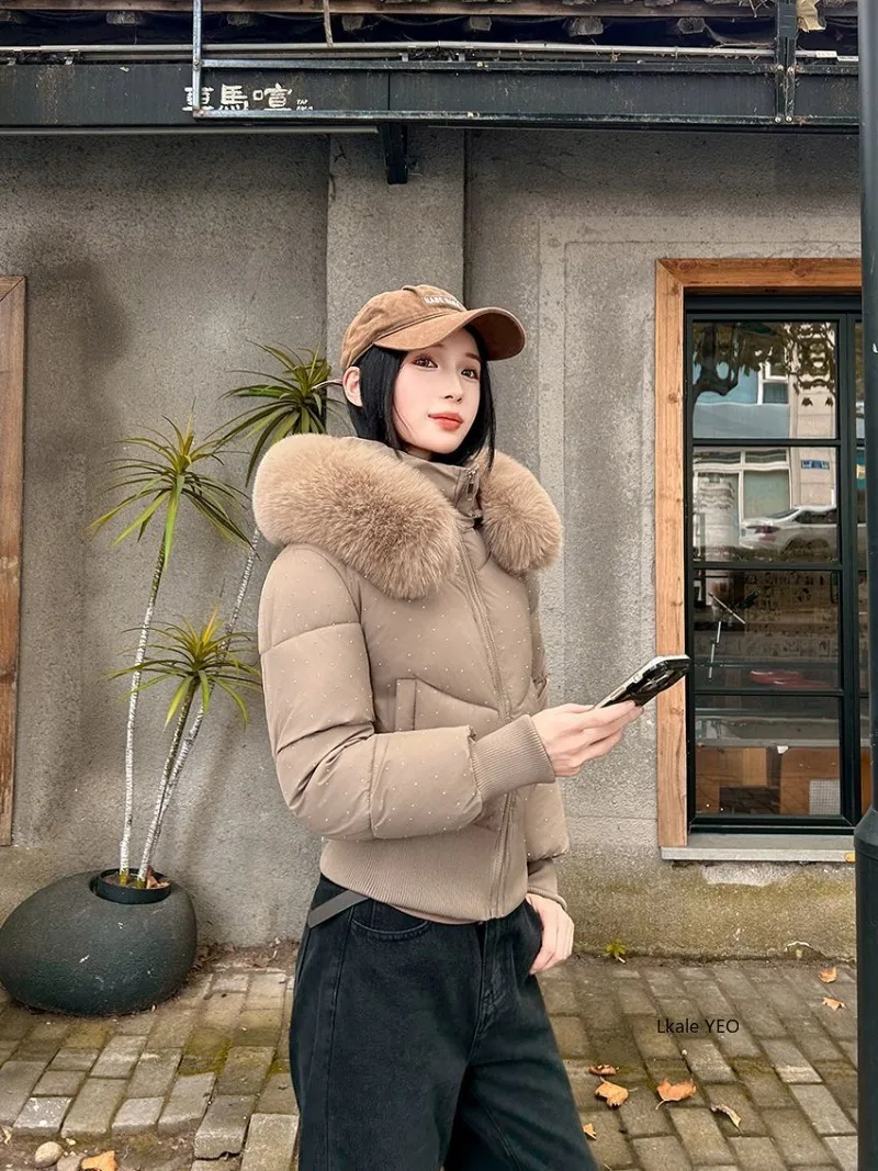 New Down Cotton Jacket 2026 Comfortable Casual Women's Winter Parka Ladies Coat Sense of Design Warm Fashion Female Jacket