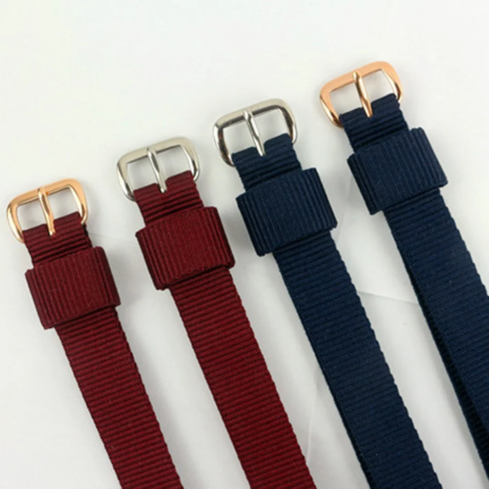 

20Mm Nylon Watch Strap Green Silver Buckle Easy Fit Secure Adjustable Band for Any Occasion Trendy Replacement Watchband